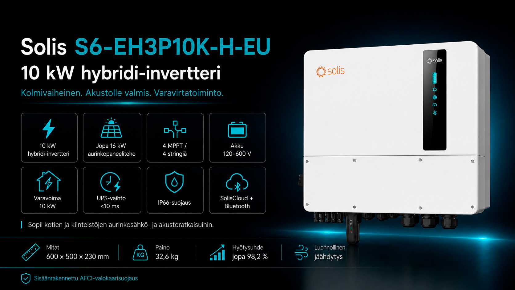 Solis s6 Solis S6 -hybridi-invertteri