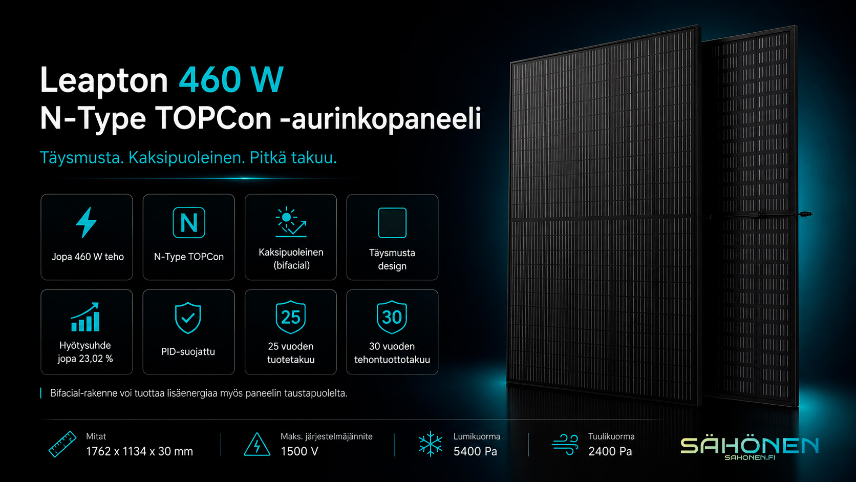 leapton_460w Leapton 460 W aurinkopaneeli