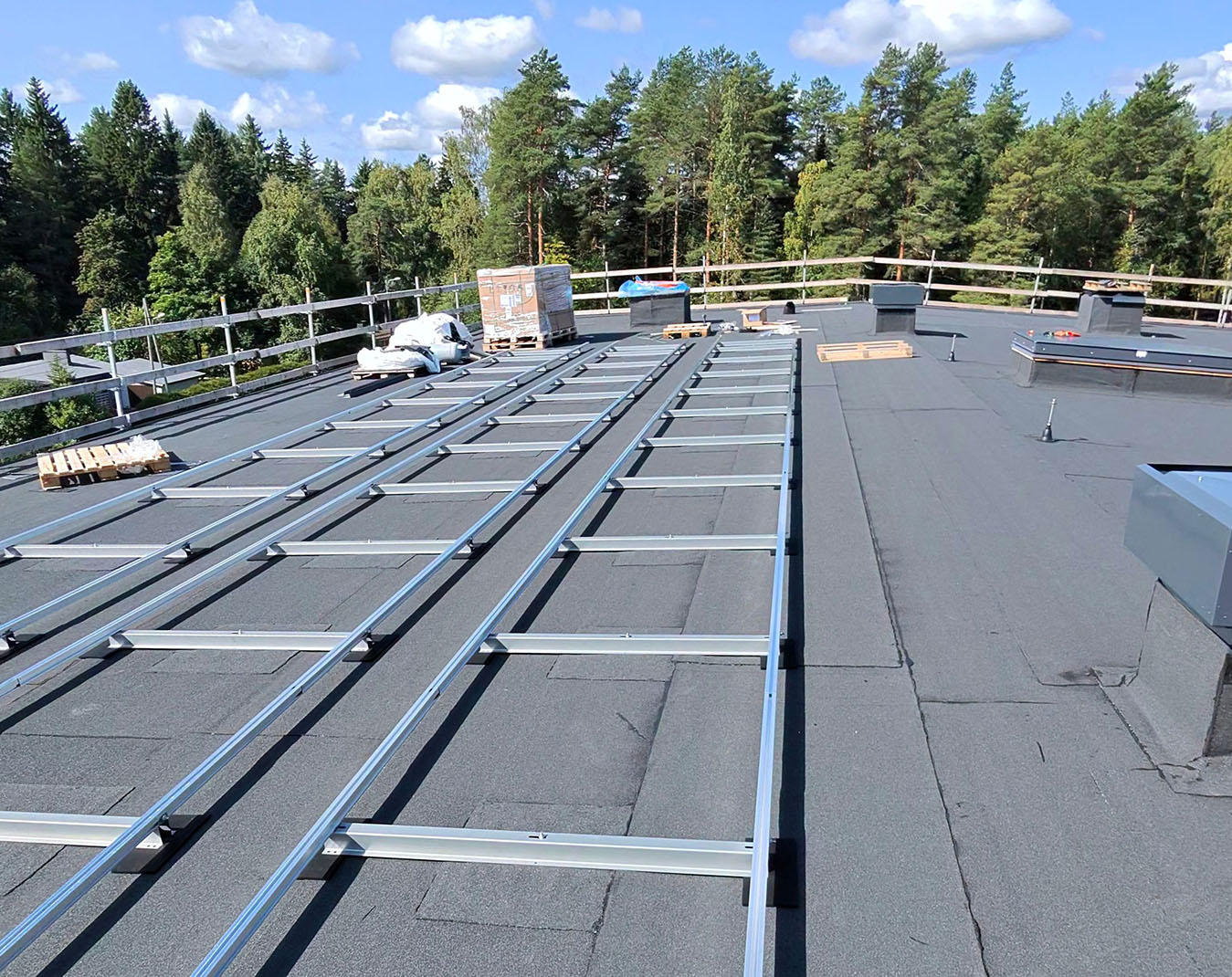 Aurinkovoimala Uuden Summan päiväkodissa